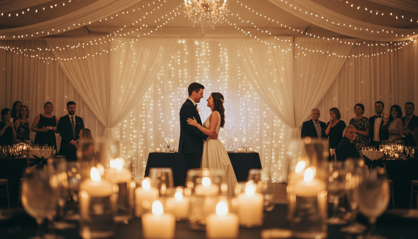 Wedding couple dancing during their Toronto reception